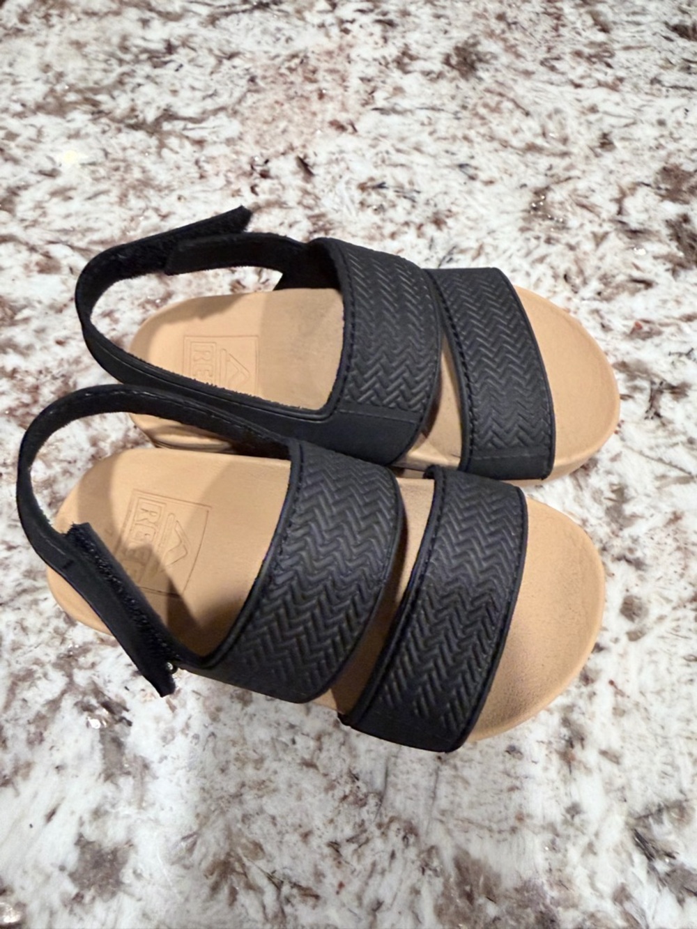 Black Toddler’s Strappy Comfort Sandals